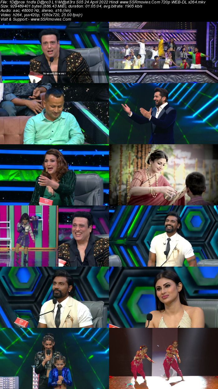 Dance India Dance Lil Masters S05 24th April 2022 720p 480p WEB-DL 300MB Download