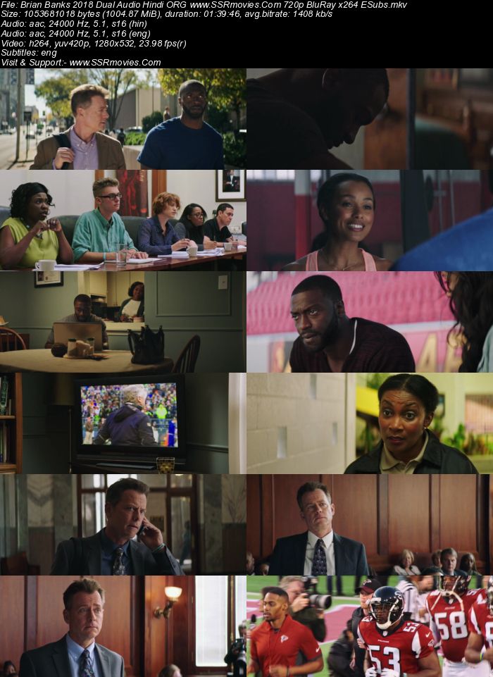 Brian Banks 2018 Dual Audio Hindi ORG 1080p 720p 480p BluRay x264 ESubs Full Movie Download