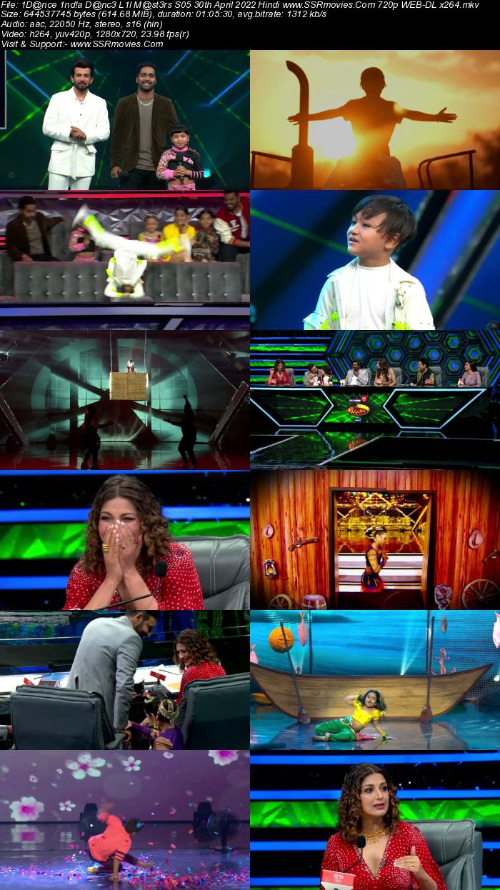 Dance India Dance Lil Masters S05 30th April 2022 720p 480p WEB-DL 300MB Download