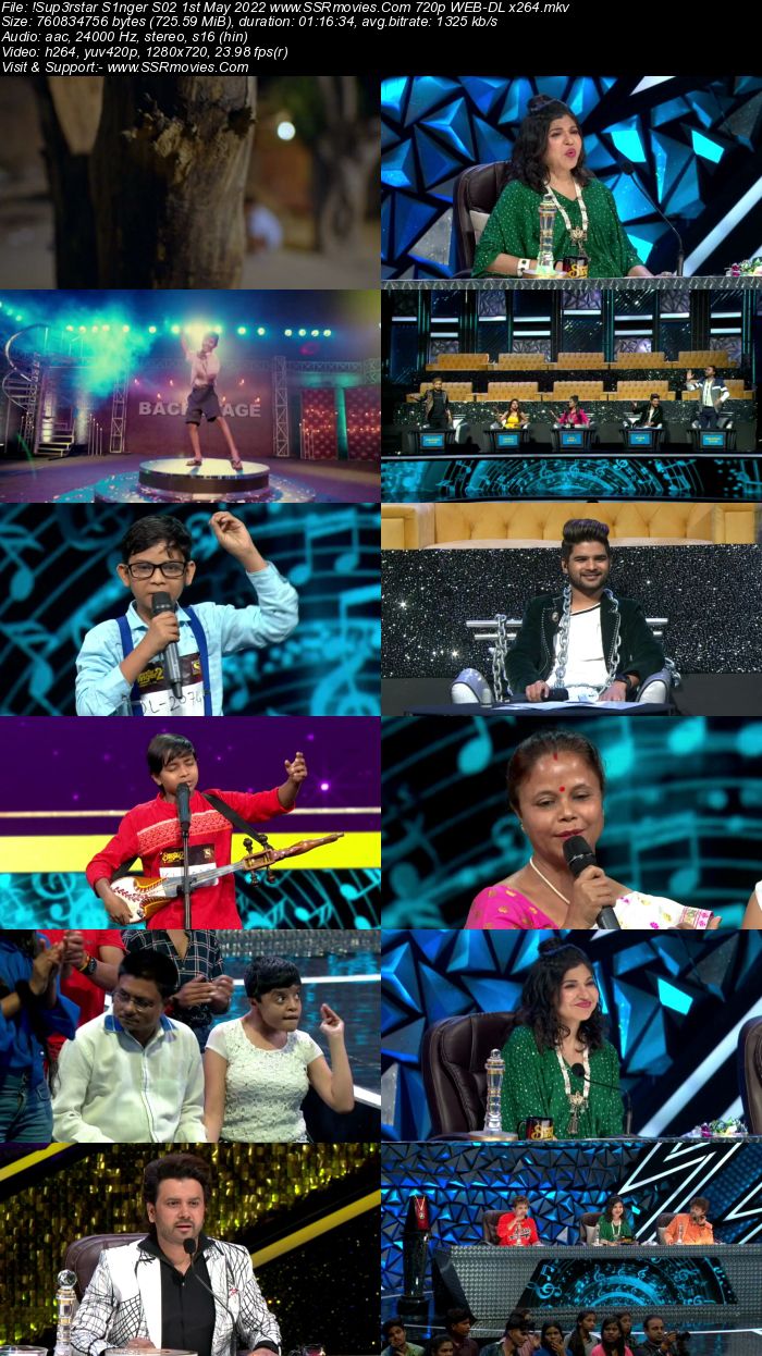 Superstar Singer S02 1st May 2022 720p 480p WEB-DL x264 750MB Download