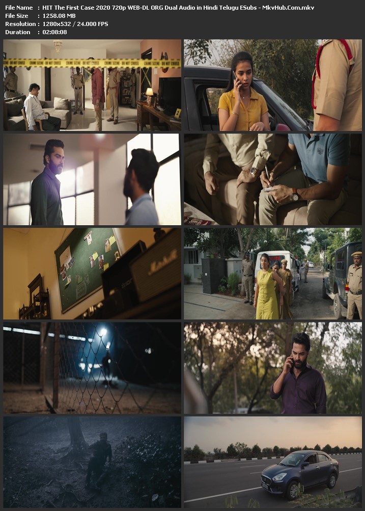 HIT The First Case 2020 Dual Audio [Hindi-Telugu] 720p WEB-DL 1.3GB Download