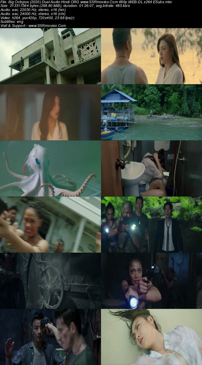 Big Octopus (2020) Dual Audio Hindi ORG 720p 480p WEB-DL x264 ESubs Full Movie Download