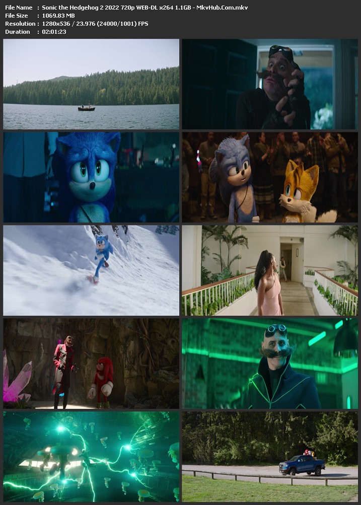 Sonic the Hedgehog 2 2022 English 720p WEB-DL 1.1GB Download