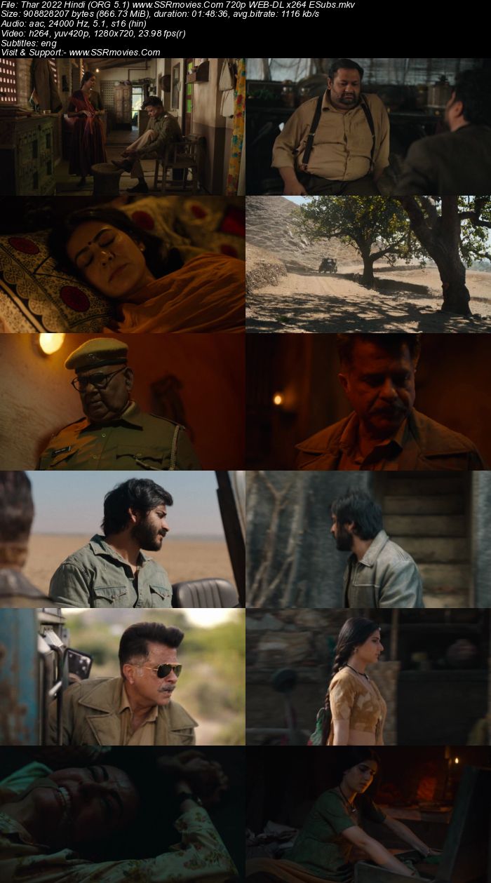 Thar 2022 Hindi (ORG) 1080p 720p 480p WEB-DL x264 ESubs Full Movie Download