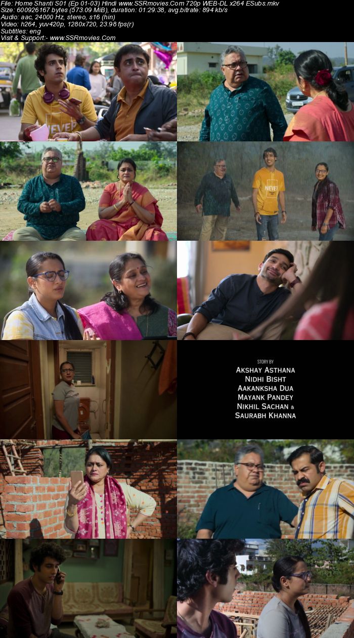 Home Shanti S01 Complete Hindi 720p 480p WEB-DL x264 ESubs Download