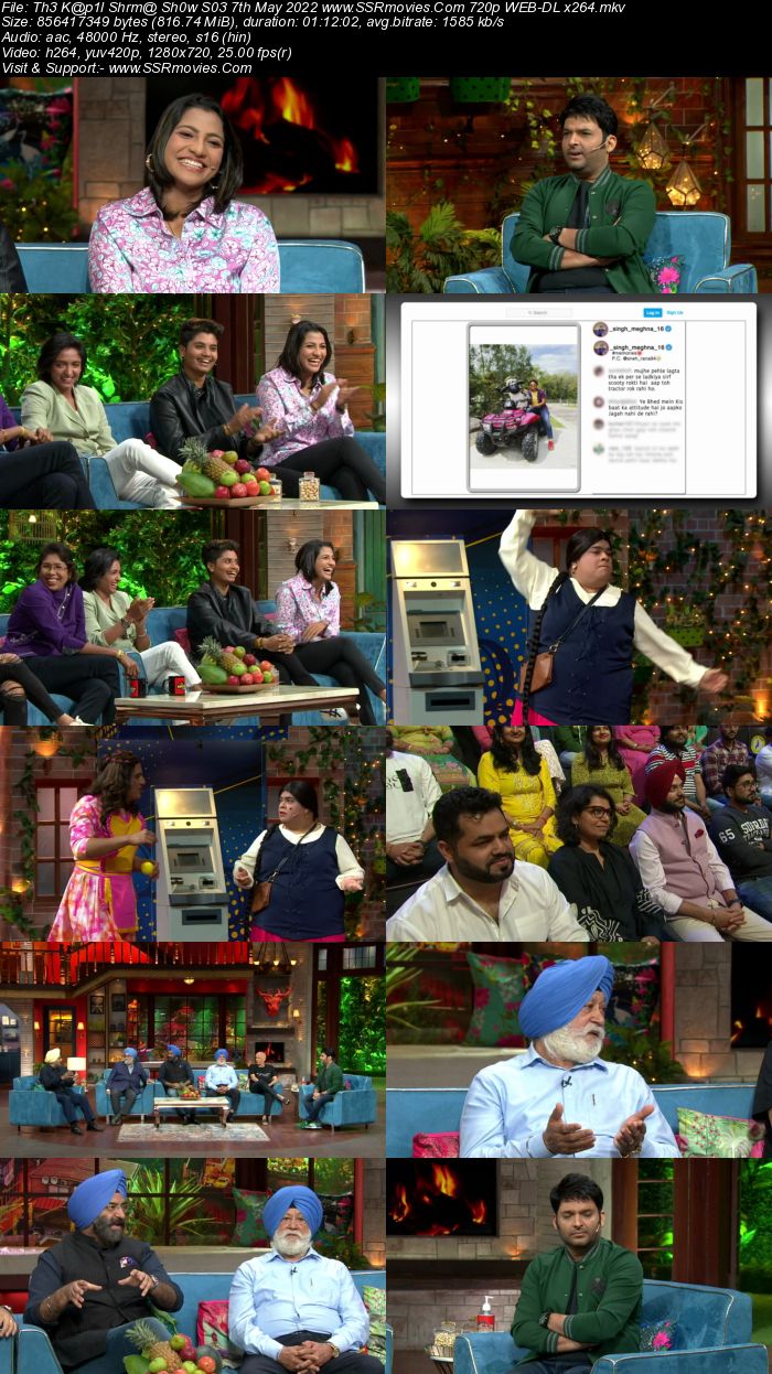 The Kapil Sharma Show S03 7th May 2022 720p 480p WEB-DL 300MB Download