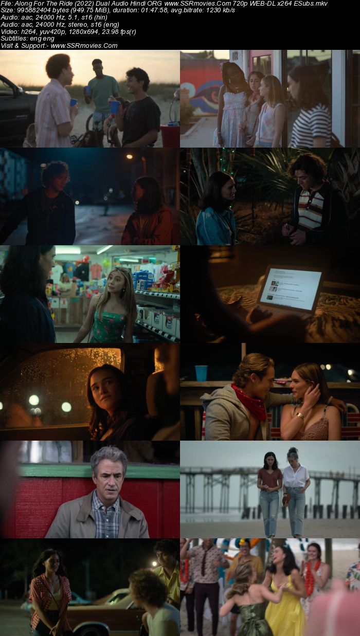 Along for the Ride 2022 Dual Audio Hindi ORG 1080p 720p 480p WEB-DL x264 ESubs Full Movie Download