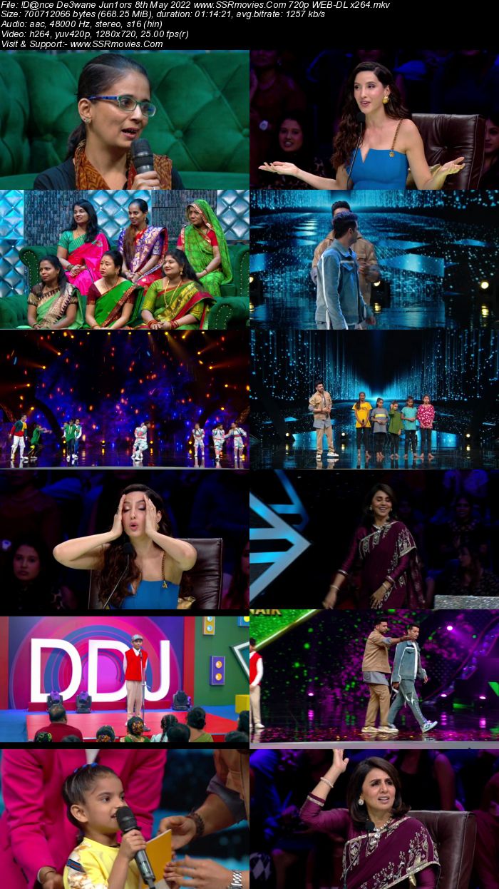 Dance Deewane Juniors 8th May 2022 720p 480p WEB-DL x264 350MB Download