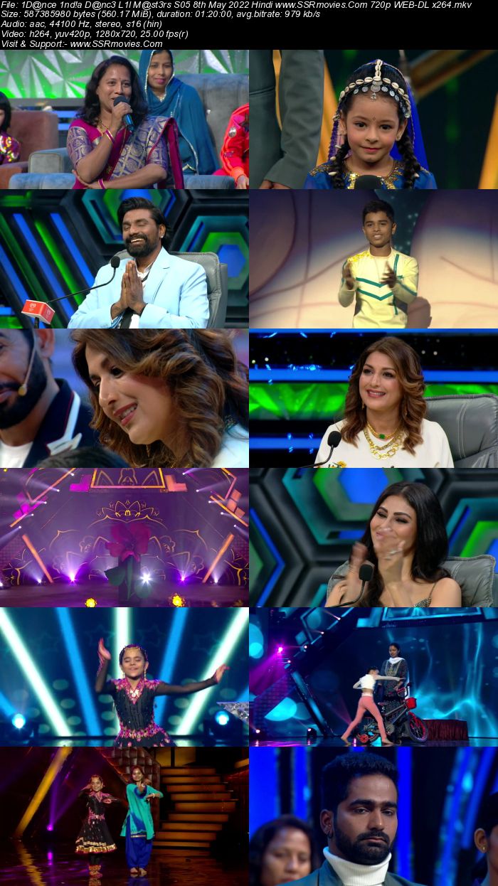 Dance India Dance Lil Masters S05 8th May 2022 720p 480p WEB-DL 300MB Download