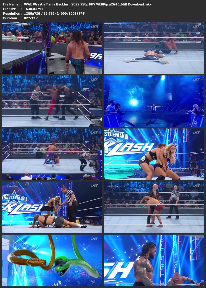 WWE WrestleMania Backlash 2022 720p PPV WEBRip x264 1.6GB Download