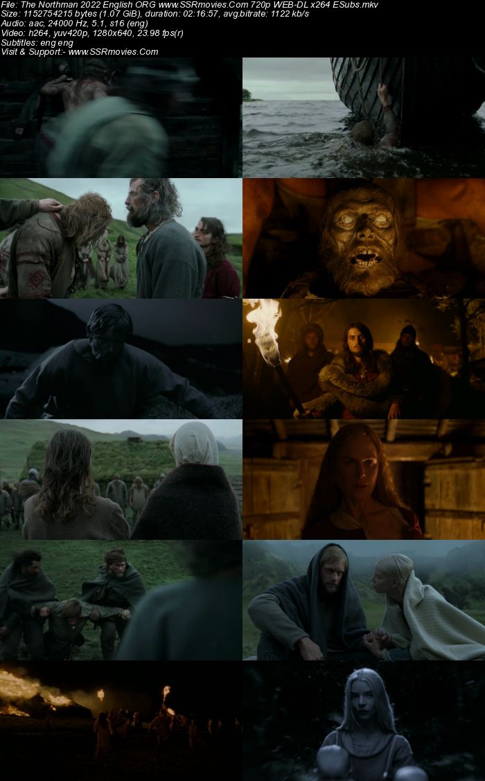 The Northman 2022 English ORG 1080p 720p 480p WEB-DL x264 ESubs Full Movie Download