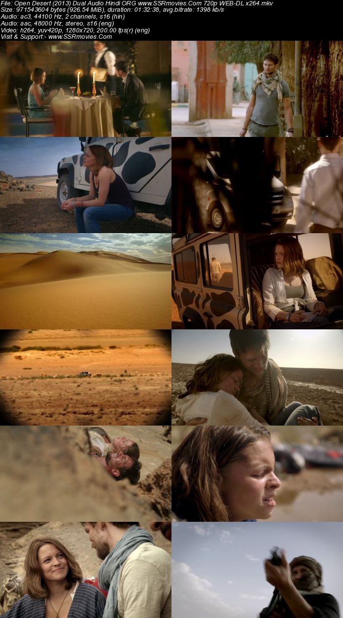 Open Desert 2013 Dual Audio Hindi ORG 720p 480p WEB-DL x264 ESubs Full Movie Download