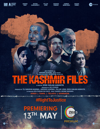 The Kashmir Files 2022 Hindi (ORG) 1080p 720p 480p WEB-DL x264 ESubs Full Movie Download