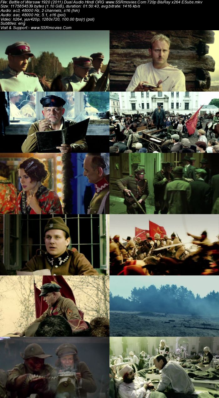 Battle of Warsaw 1920 2011 Dual Audio Hindi ORG 720p 480p WEB-DL x264 ESubs Full Movie Download