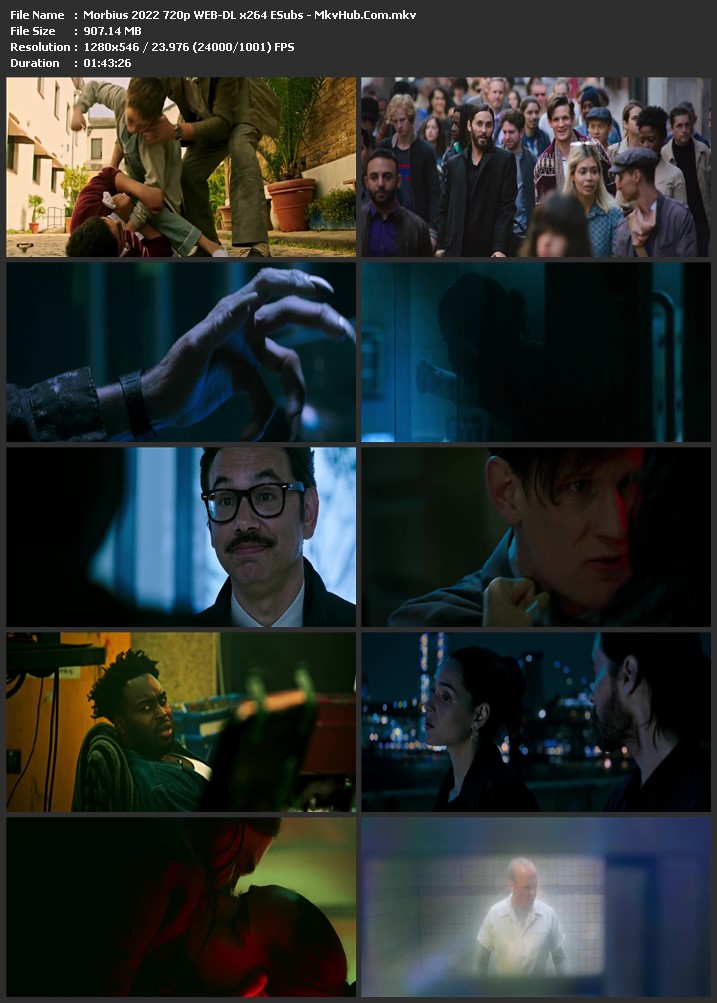 Morbius 2022 Hindi 1080p HQ HDRip 1.7GB Download