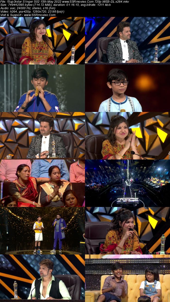 Superstar Singer S02 15th May 2022 720p 480p WEB-DL x264 750MB Download