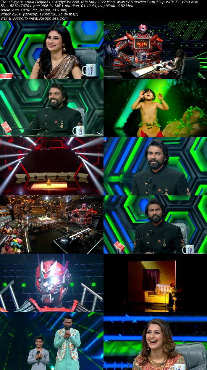 Dance India Dance Lil Masters S05 15th May 2022 720p 480p WEB-DL 300MB Download