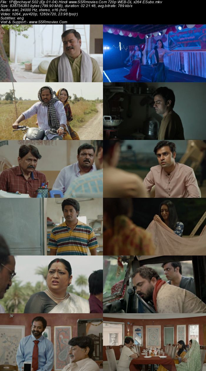 Panchayat 2022 S02 Complete Hindi 720p 480p WEB-DL x264 ESubs Download