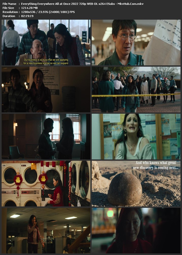 Everything Everywhere All at Once 2022 English 720p WEB-DL 1.2GB Download