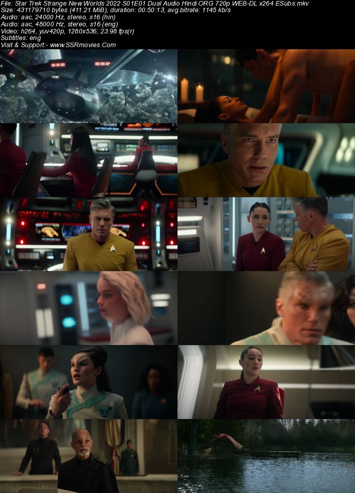 Star Trek: Strange New Worlds 2022 S01 Complete Dual Audio Hindi ORG 720p WEB-DL ESubs Download