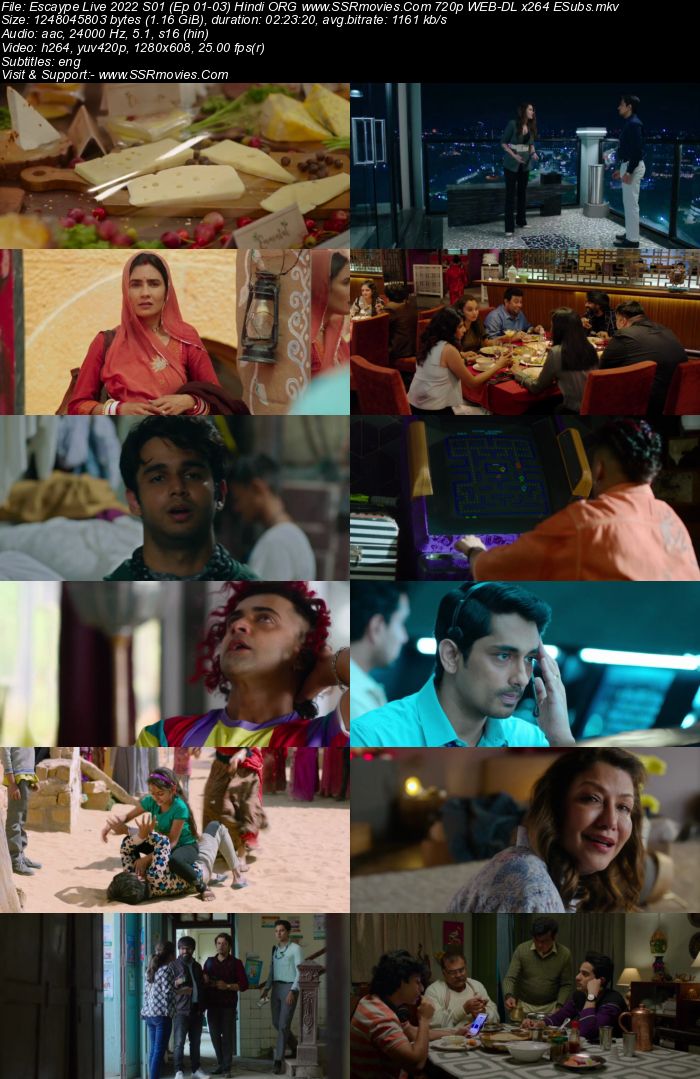 Escaype Live 2022 S01 Complete Hindi ORG 720p 480p WEB-DL x264 ESubs Download