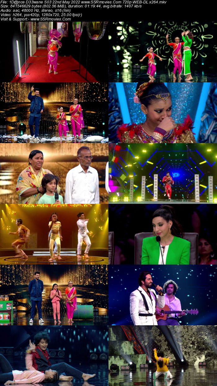 Dance Deewane Juniors 22nd May 2022 720p 480p WEB-DL x264 350MB Download