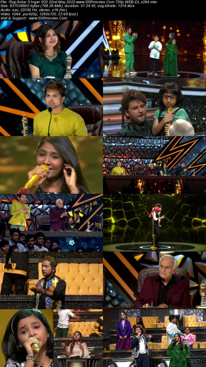 Superstar Singer S02 22nd May 2022 720p 480p WEB-DL x264 750MB Download