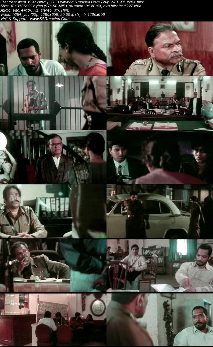 Yeshwant 1997 Hindi ORG 720p 480p WEB-DL x264 ESubs Full Movie Download