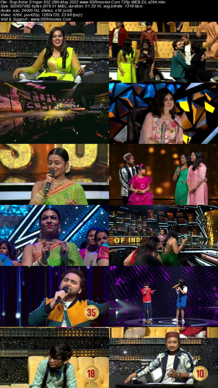 Superstar Singer S02 29th May 2022 720p 480p WEB-DL x264 750MB Download