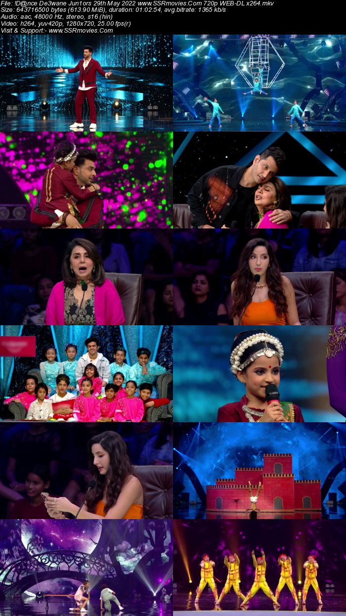 Dance Deewane Juniors 29th May 2022 720p 480p WEB-DL x264 350MB Download