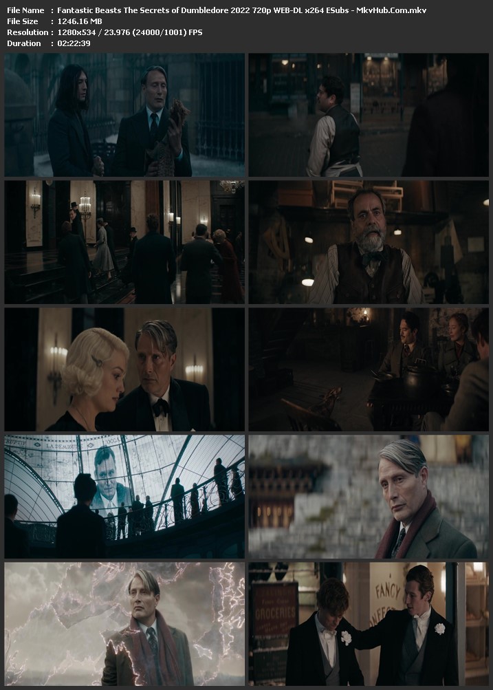 Fantastic Beasts: The Secrets of Dumbledore 2022 English 1080p WEB-DL 2.4GB Download