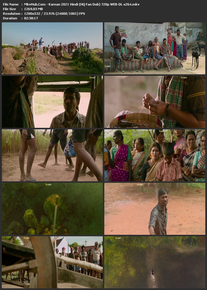 Karnan 2021 Hindi (HQ Dub) 1080p WEB-DL x264 2.6GB Download