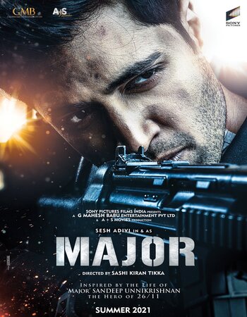 Major 2022 Hindi 1080p Pre-DVDRip x264 2.7GB Download