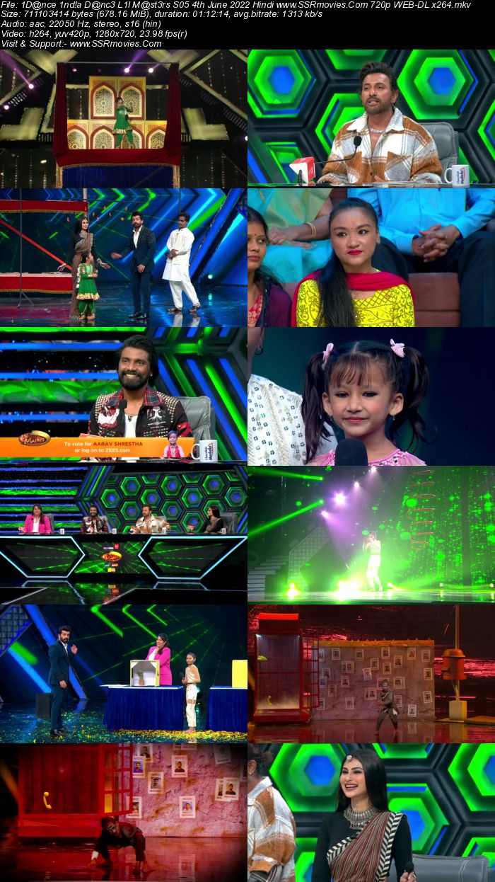 Dance India Dance Lil Masters S05 4th June 2022 720p 480p WEB-DL 300MB Download