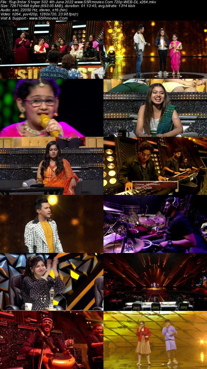 Superstar Singer S02 4th June 2022 720p 480p WEB-DL x264 750MB Download