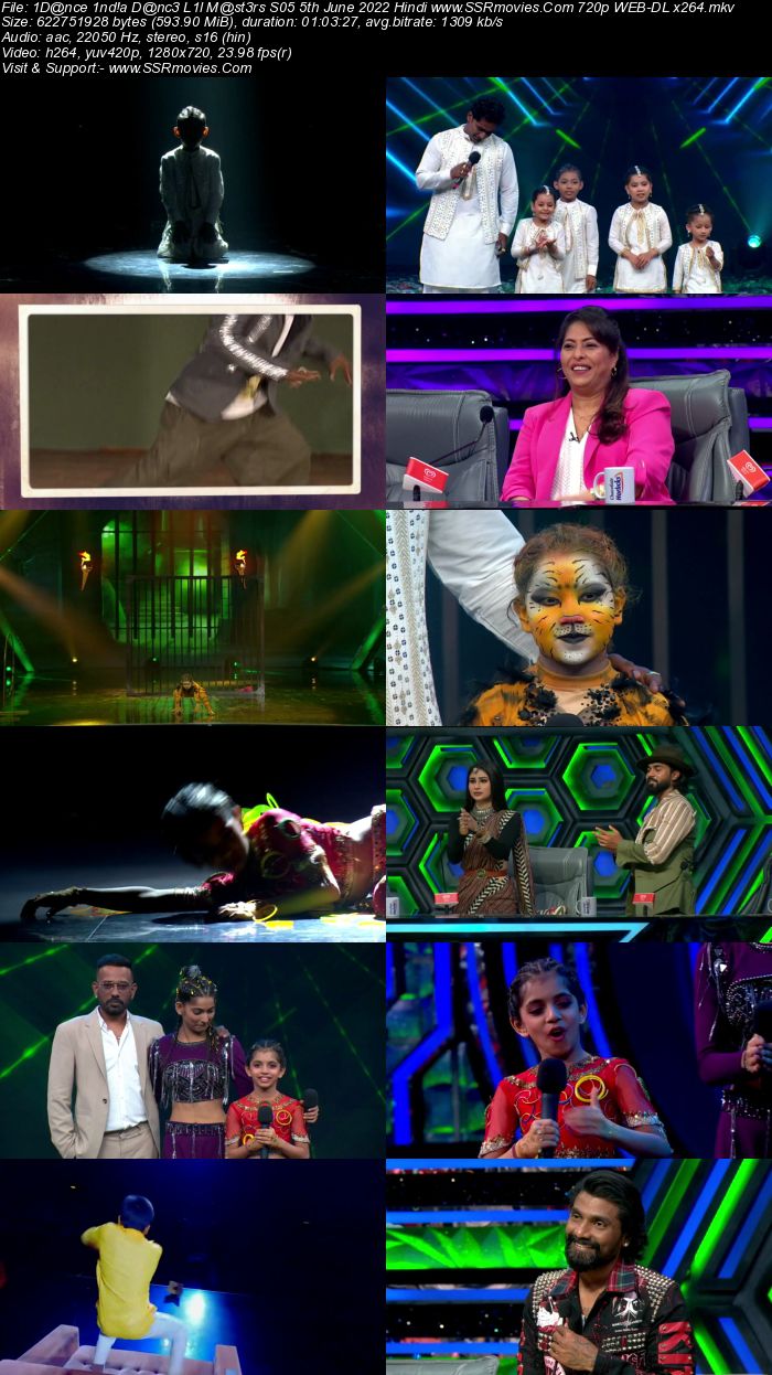 Dance India Dance Lil Masters S05 5th June 2022 720p 480p WEB-DL 300MB Download