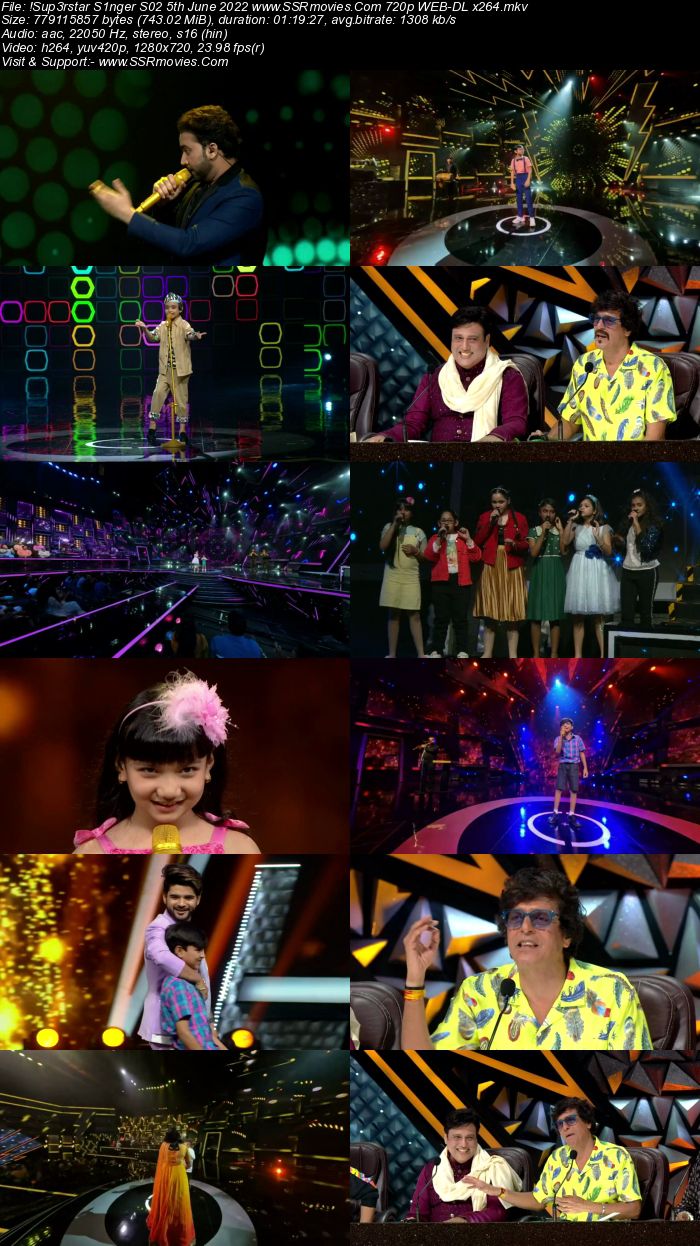 Superstar Singer S02 5th June 2022 720p 480p WEB-DL x264 750MB Download