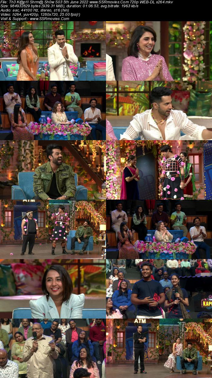 The Kapil Sharma Show S03 5th June 2022 720p 480p WEB-DL 300MB Download