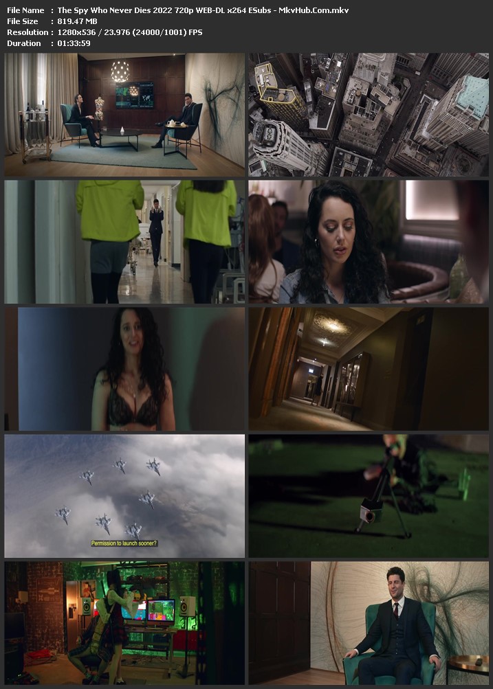 The Spy Who Never Dies 2022 English 720p WEB-DL 850MB Download