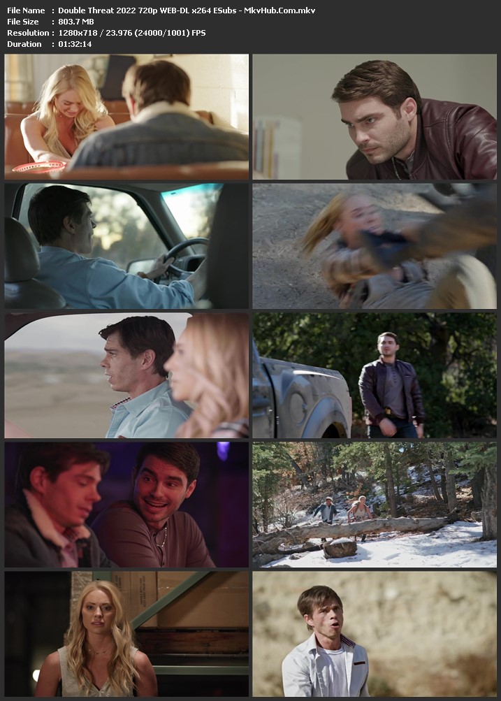 Double Threat 2022 English 720p WEB-DL 800MB Download