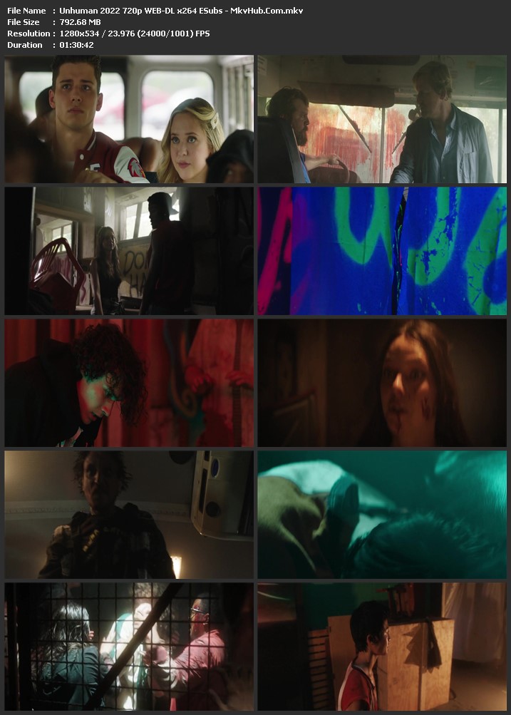 Unhuman 2022 English 720p WEB-DL 800MB Download