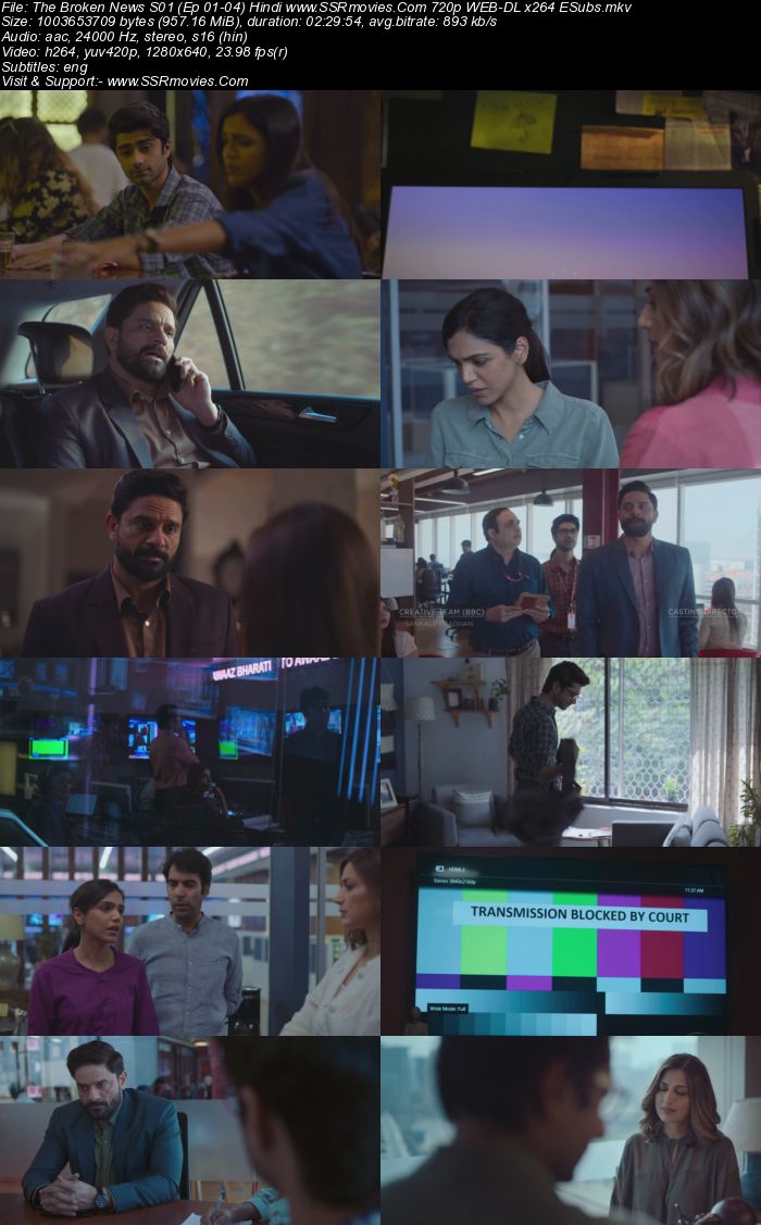 The Broken News 2022 S01 Complete Hindi 720p 480p WEB-DL x264 ESubs Download