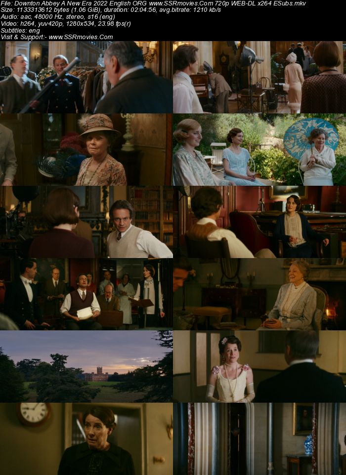 Downton Abbey: A New Era 2022 English ORG 720p 480p WEB-DL x264 ESubs Full Movie Download