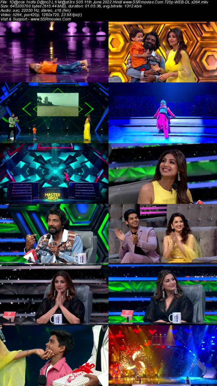 Dance India Dance Lil Masters S05 11th June 2022 720p 480p WEB-DL 300MB Download