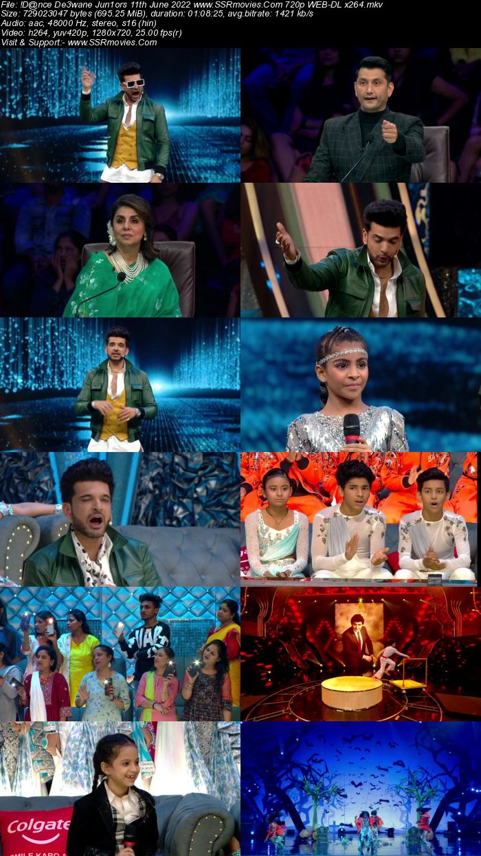 Dance Deewane Juniors 11th June 2022 720p 480p WEB-DL x264 350MB Download