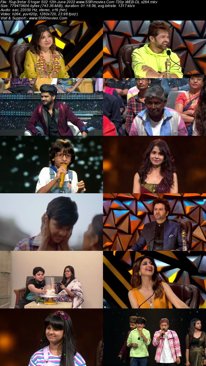 Superstar Singer S02 12th June 2022 720p 480p WEB-DL x264 750MB Download