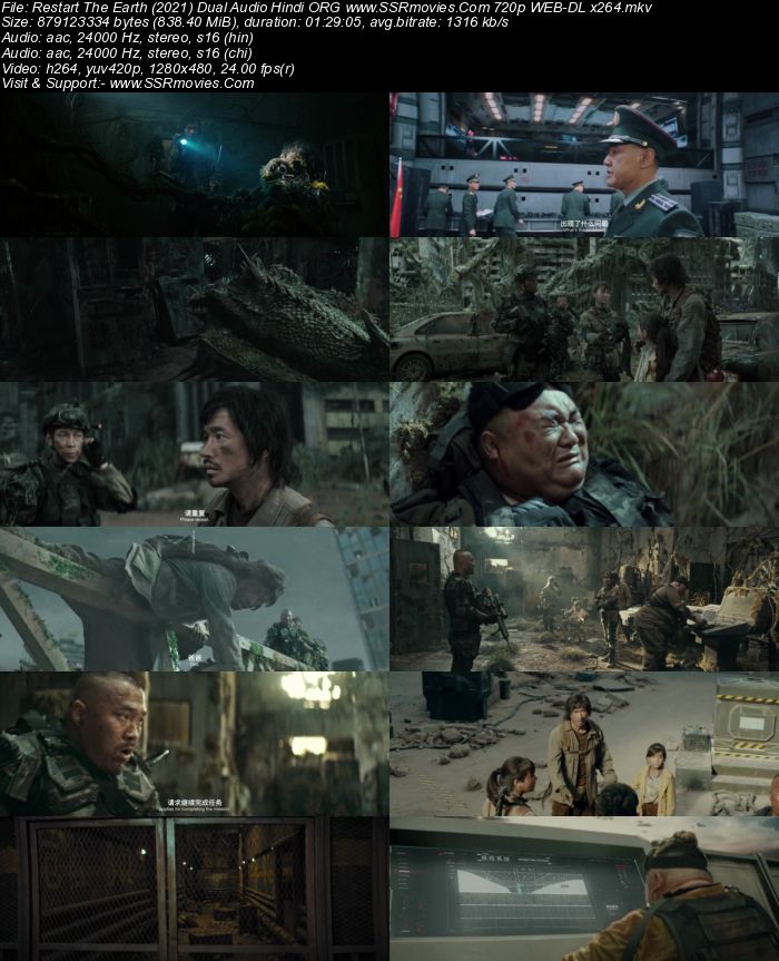 Restart the Earth 2021 Dual Audio Hindi ORG 720p 480p WEB-DL x264 ESubs Full Movie Download