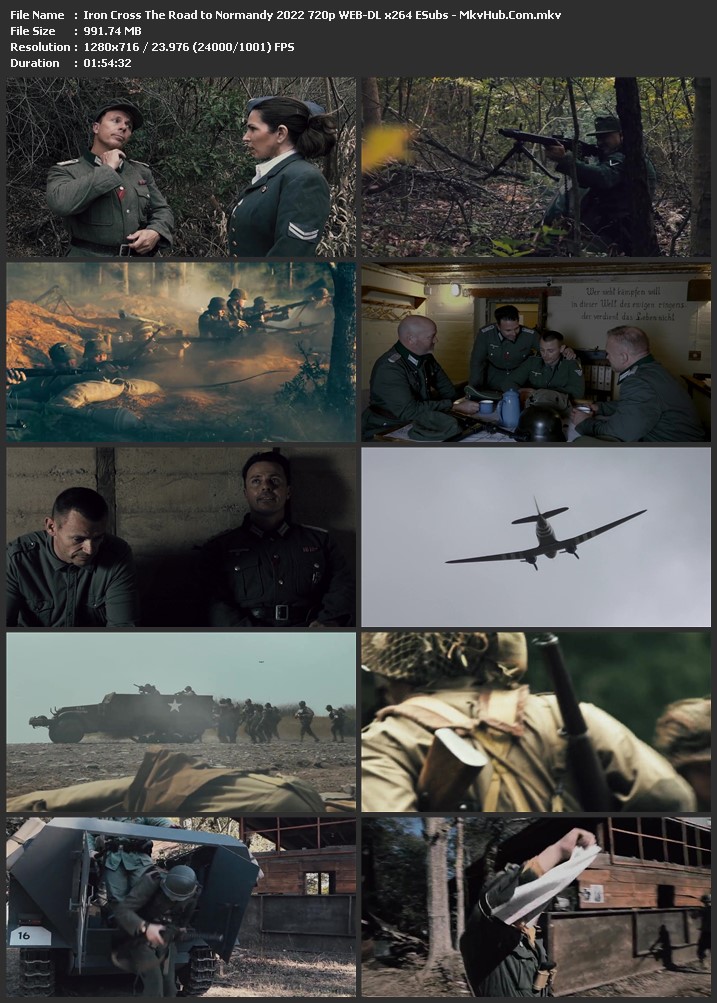 Iron Cross: The Road to Normandy 2022 English 720p WEB-DL 1GB Download