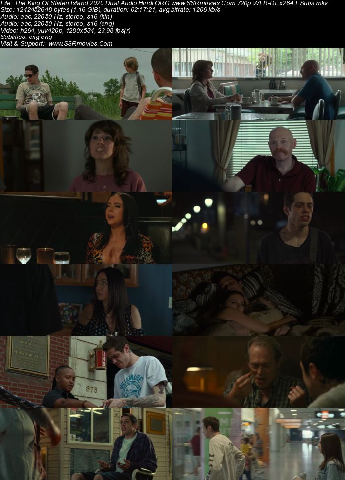 The King of Staten Island 2020 Dual Audio Hindi ORG 1080p 720p 480p WEB-DL x264 ESubs Full Movie Download