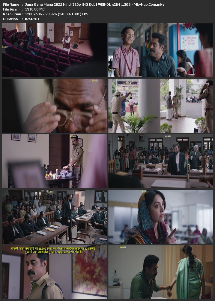 Jana Gana Mana 2022 Hindi 720p WEB-DL 1.3GB Download